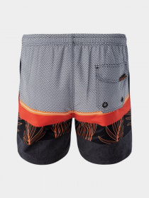 Шорты для плавания Aquawave модель PALAWAN-BLK/ORNG PAL PRIN/ORNG Фото