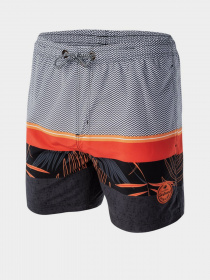 Шорты для плавания Aquawave модель PALAWAN-BLK/ORNG PAL PRIN/ORNG Фото