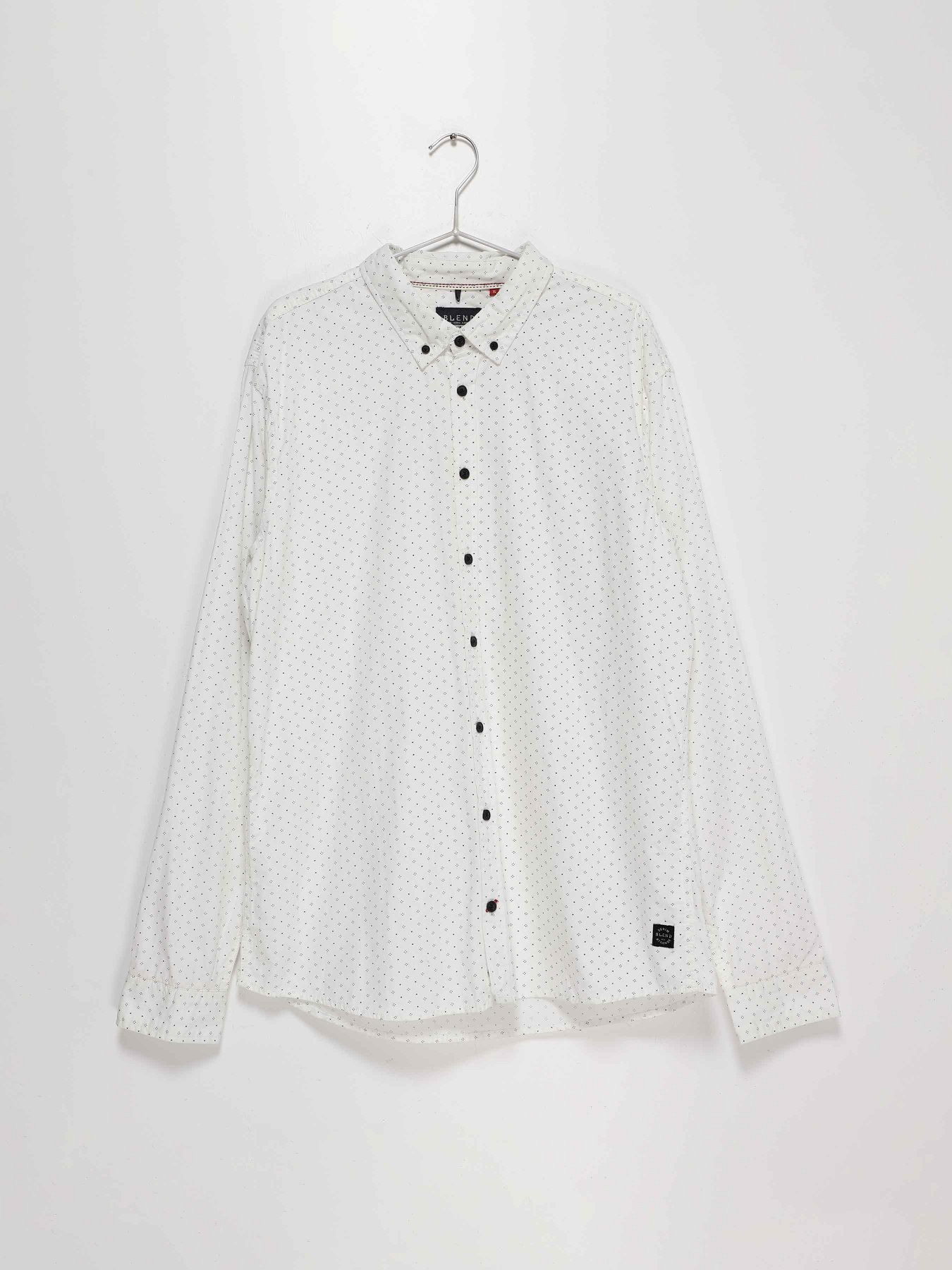 Сорочка повсякденна Blend модель 20707109_білий комб. Фото