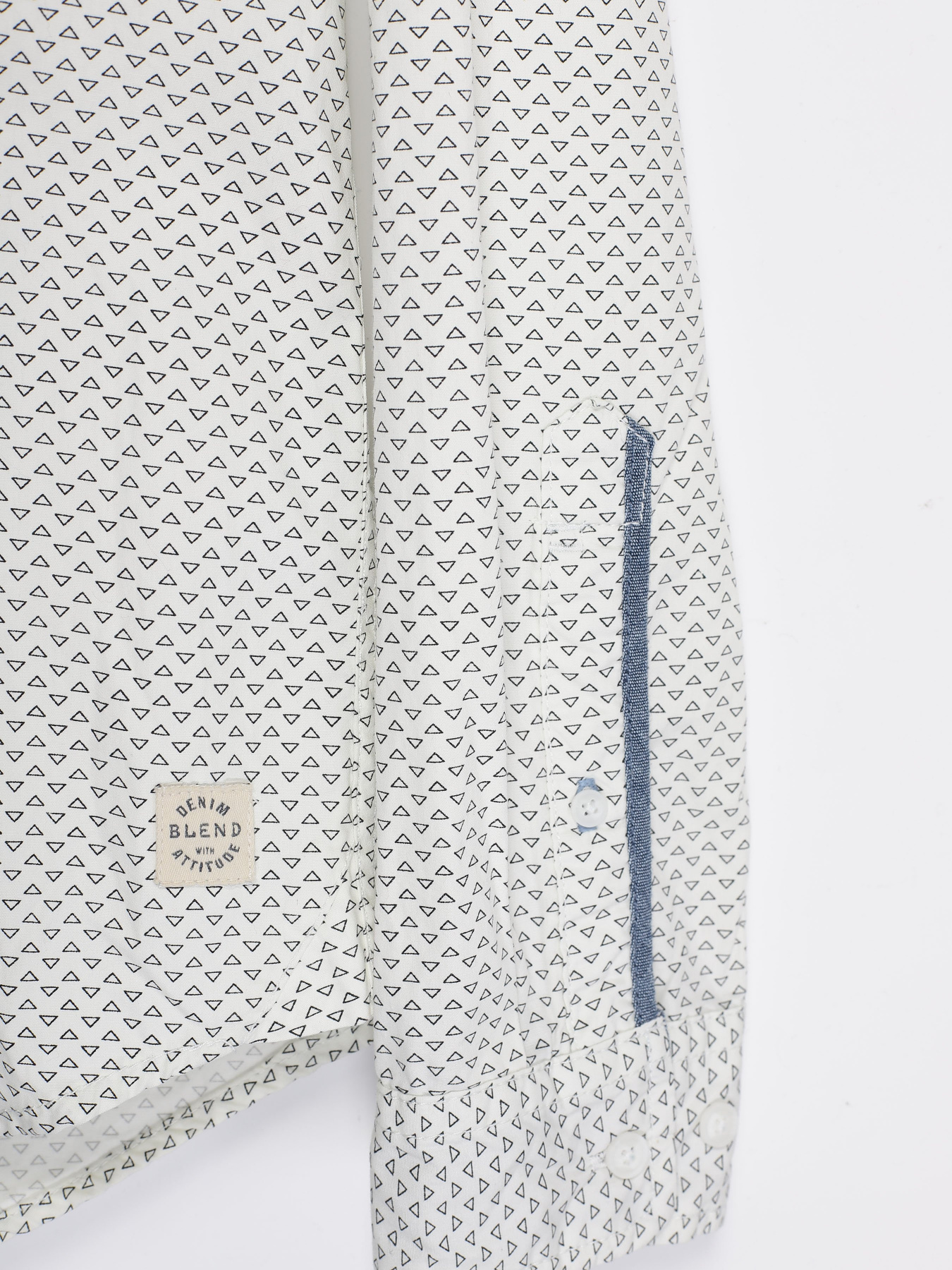 Сорочка повсякденна Blend модель 20707383_білий з чорним Фото