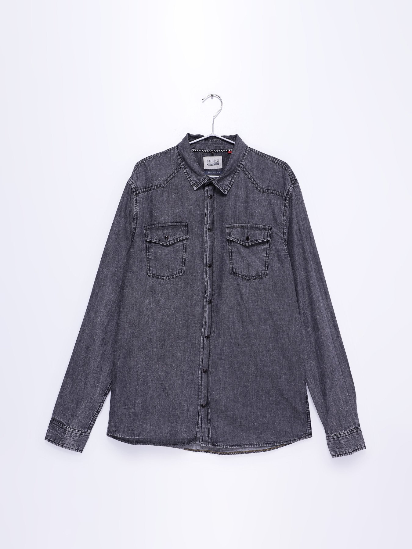 Сорочка повсякденна Blend модель 20707388_сірий Фото