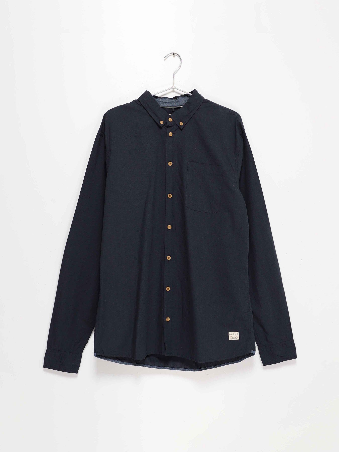 Сорочка повсякденна Blend модель 20707395_т.синій Фото