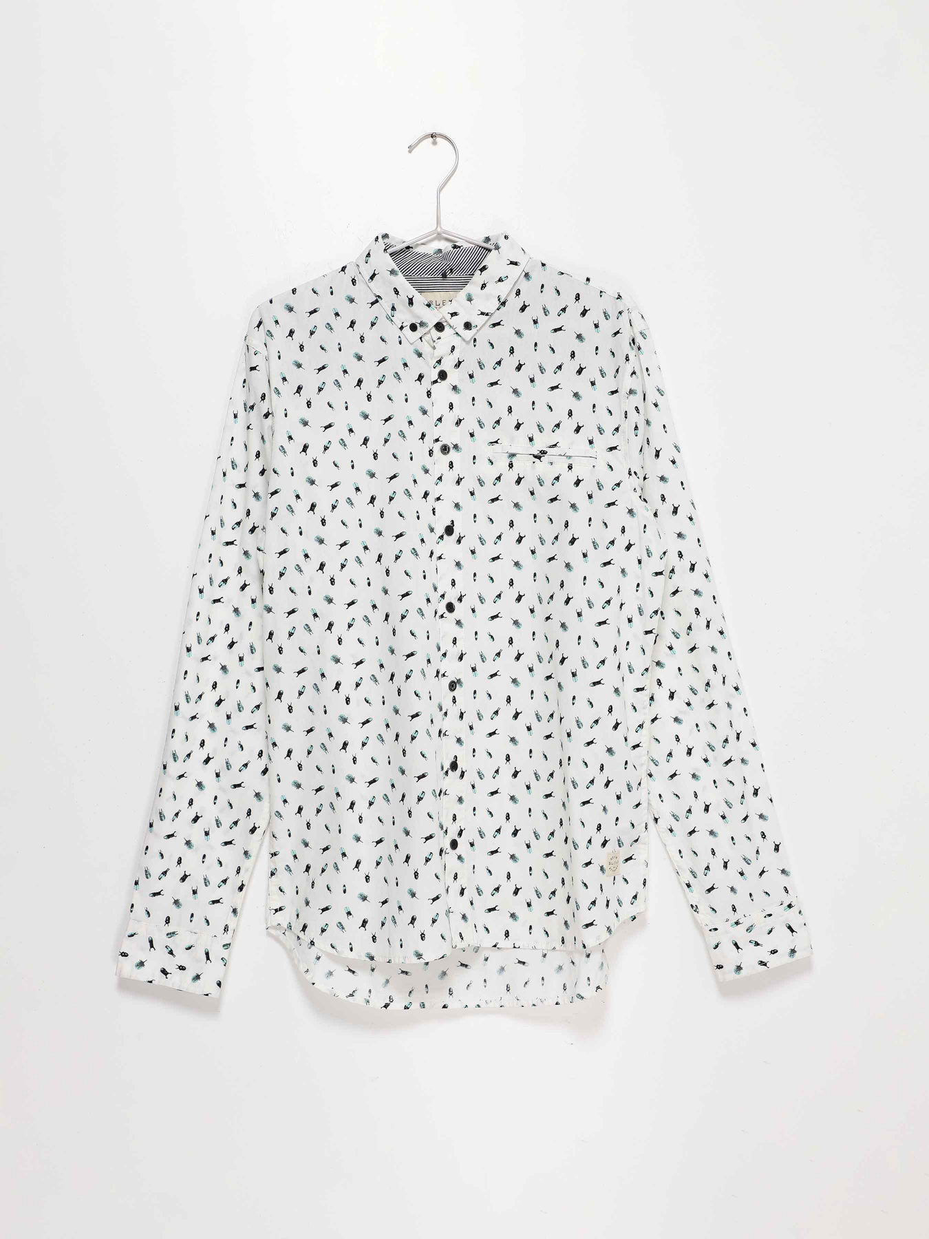 Рубашка Blend модель 20707402_білий комб. Фото