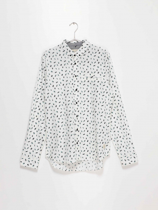 Сорочка повсякденна Blend модель 20707402_білий комб. Фото