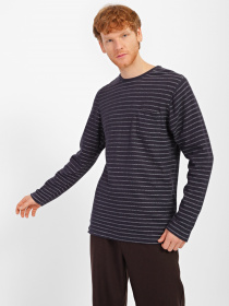 Лонгслив Blend модель 20707943_т.синій комб. Фото