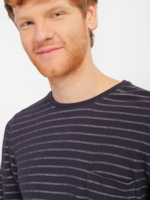 Лонгслив Blend модель 20707943_т.синій комб. Фото
