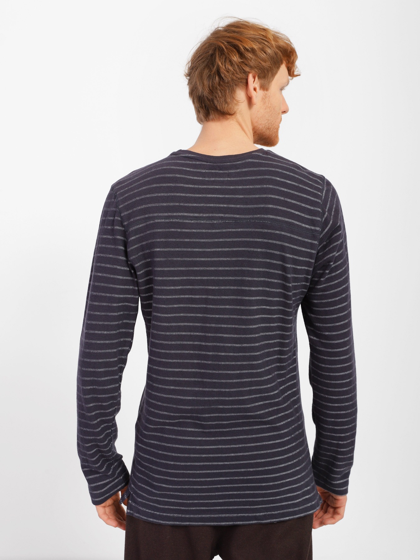 Лонгслів Blend модель 20707943_т.синій комб. Фото