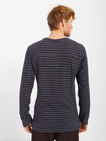 Лонгслів Blend модель 20707943_т.синій комб. Фото