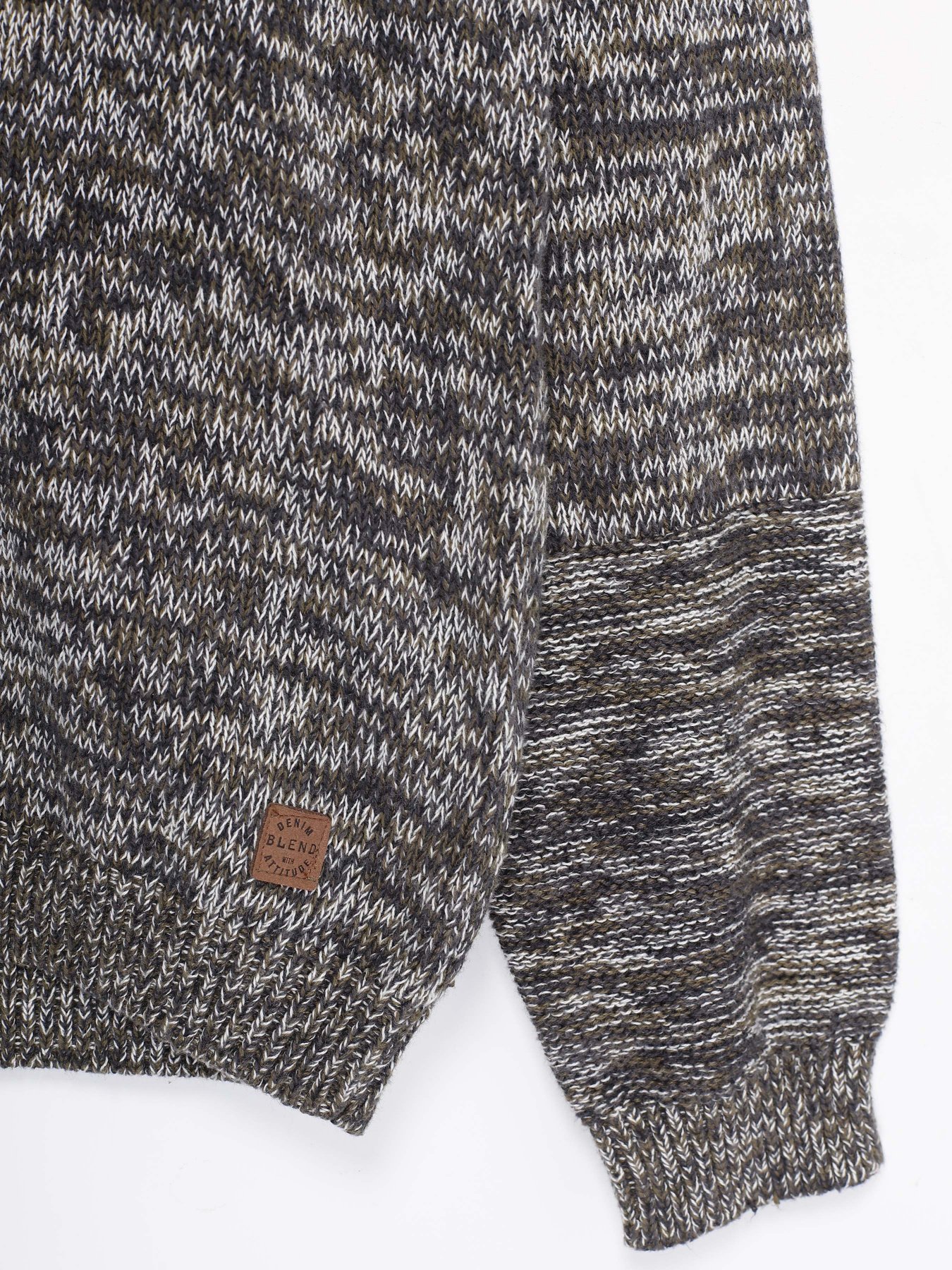 Джемпер Blend модель 20708555_хакі комб. Фото