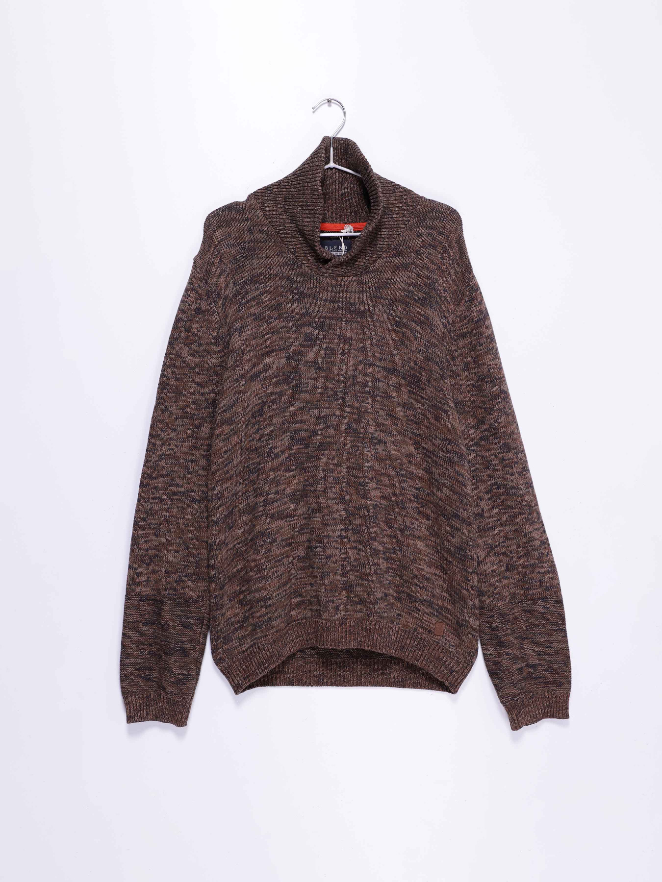 Свитер Blend модель 20708556_коричневий комб. Фото