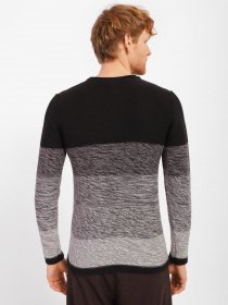 Джемпер Blend модель 20708561_чорний комб. Фото