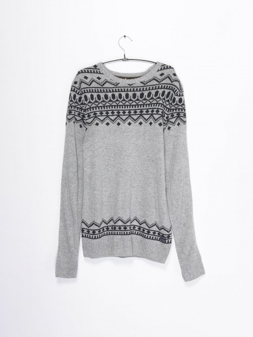 Джемпер Blend модель 20708564_сірий з т.сірим Фото