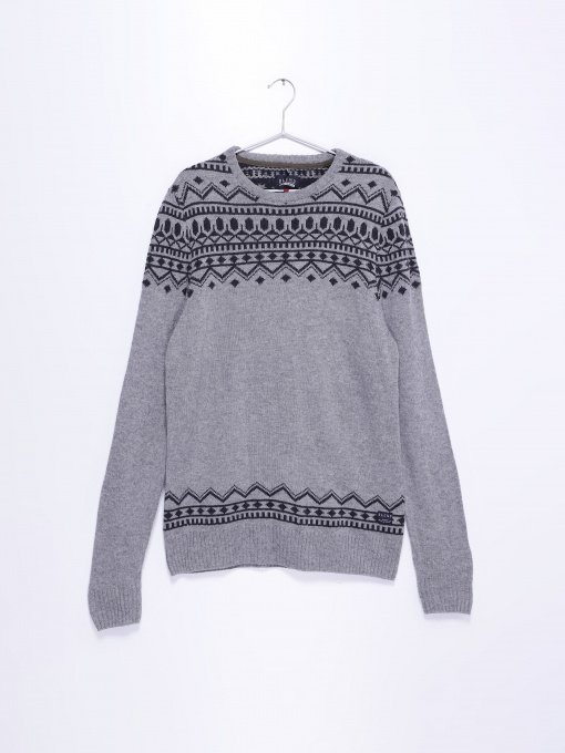 Джемпер Blend модель 20708564_сірий комб. Фото