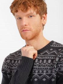 Джемпер Blend модель 20708564_т.сірий комб. Фото