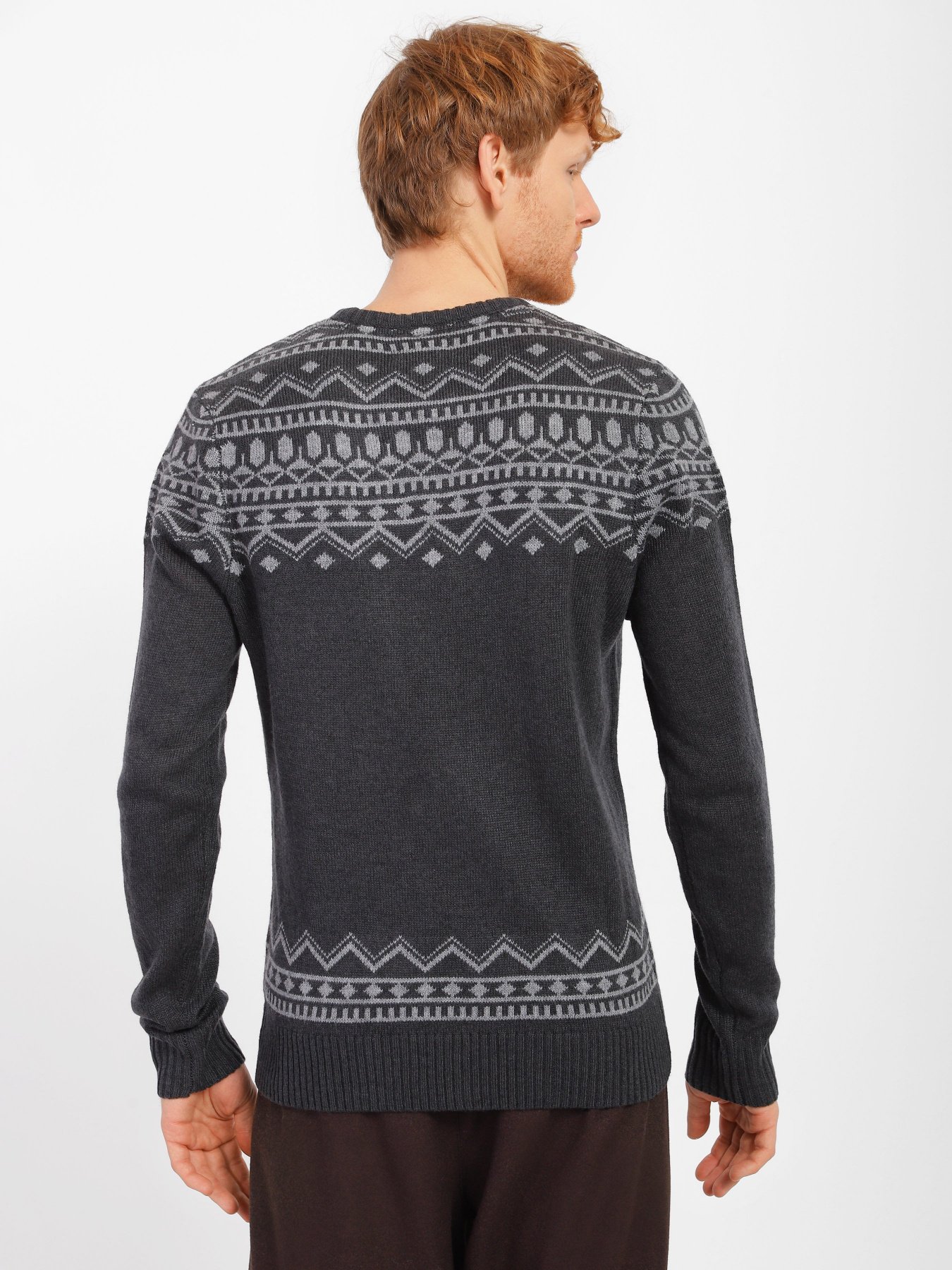 Джемпер Blend модель 20708564_т.сірий комб. Фото