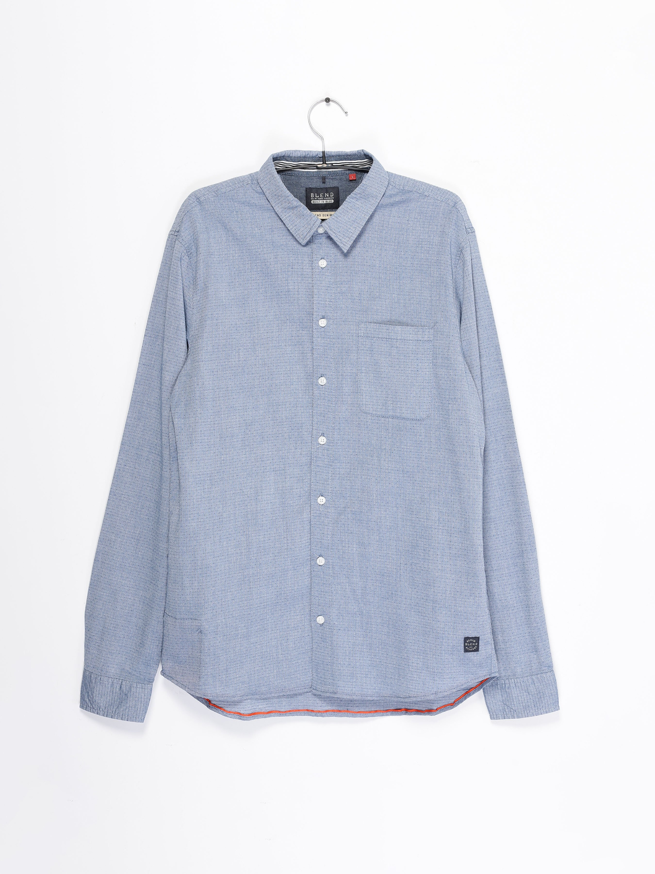Сорочка повсякденна Blend модель 20708884_блакитний Фото