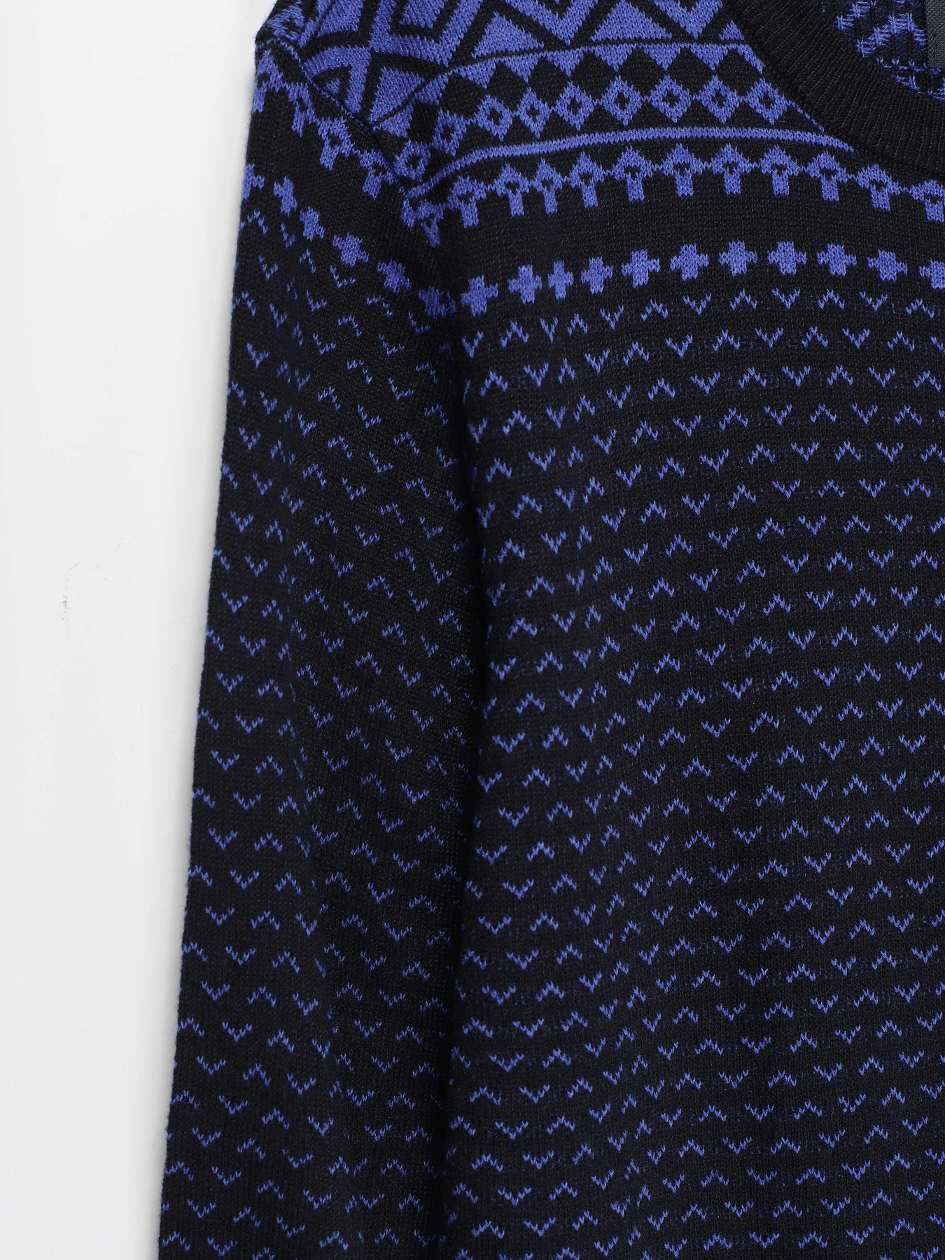 Джемпер Blend модель 20709034_чорний з синім Фото