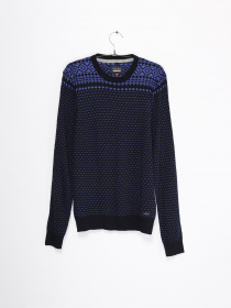 Джемпер Blend модель 20709034_чорний з синім Фото