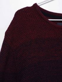 Джемпер Blend модель 20709035_т.бордовий комб. Фото