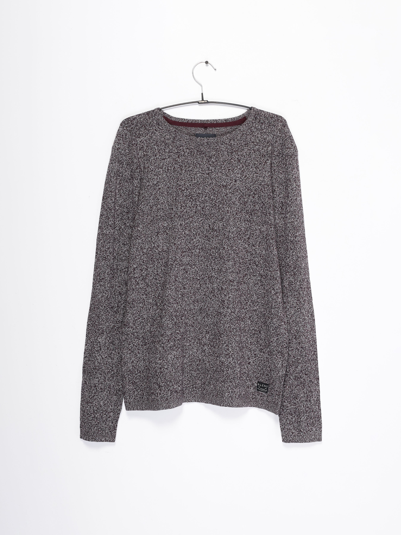 Джемпер Blend модель 20709048_бордовий комб. Фото