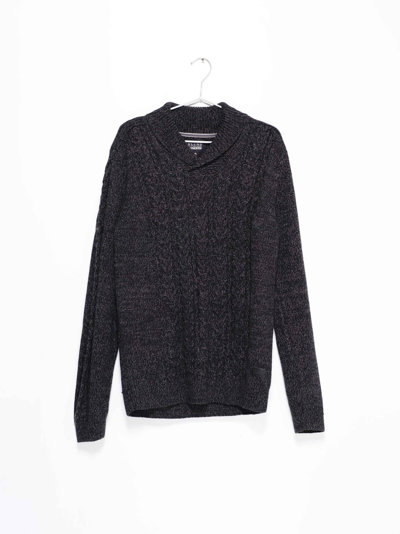 Джемпер Blend модель 20709067_чорний комб. Фото