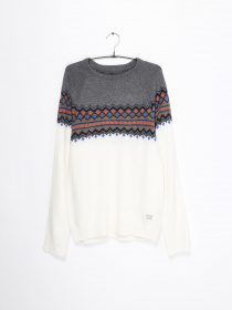 Джемпер Blend модель 20709070_білий комб. Фото