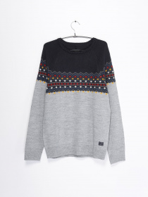 Джемпер Blend модель 20709070_сірий комб. Фото