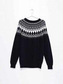 Джемпер Blend модель 20709278_т.синій комб. Фото