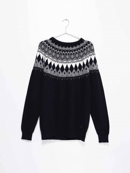 Джемпер Blend модель 20709278_т.синій комб. Фото