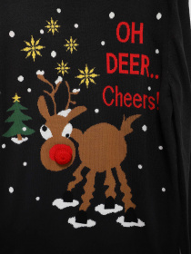 Джемпер Blend модель 20709297_чорний комб. Фото