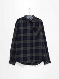 Рубашка Blend модель 20709520_сірий комб. Фото