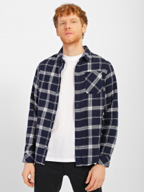 Рубашка Blend модель 20709520_т.синій комб. Фото