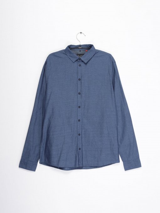 Рубашка повседневная Blend модель 20709600_синій комб. Фото