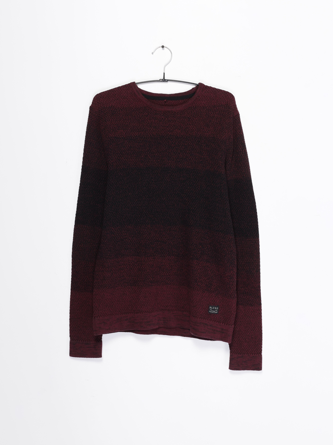 Джемпер Blend модель 20709908_т.бордовий комб. Фото