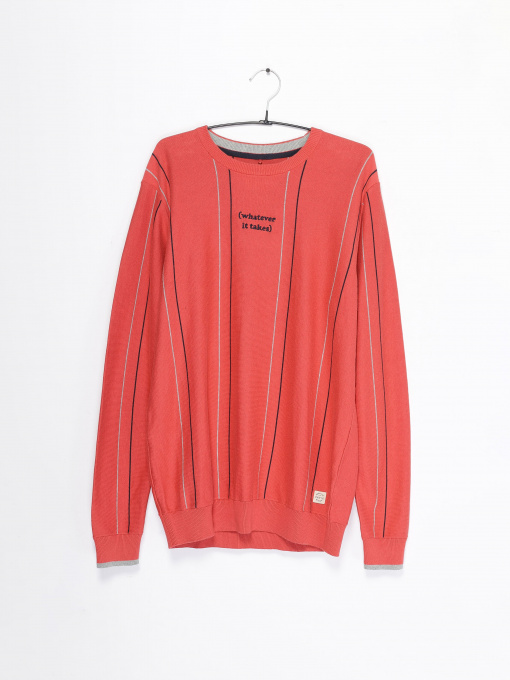 Джемпер Blend модель 20710103_кораловий комб. Фото