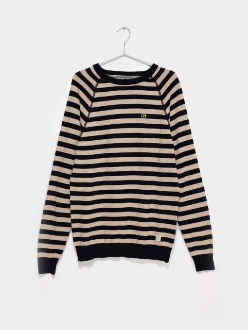 Джемпер Blend модель 20710209_бежевий з т.синім Фото