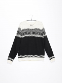 Джемпер Blend модель 20710272_чорний з білим Фото