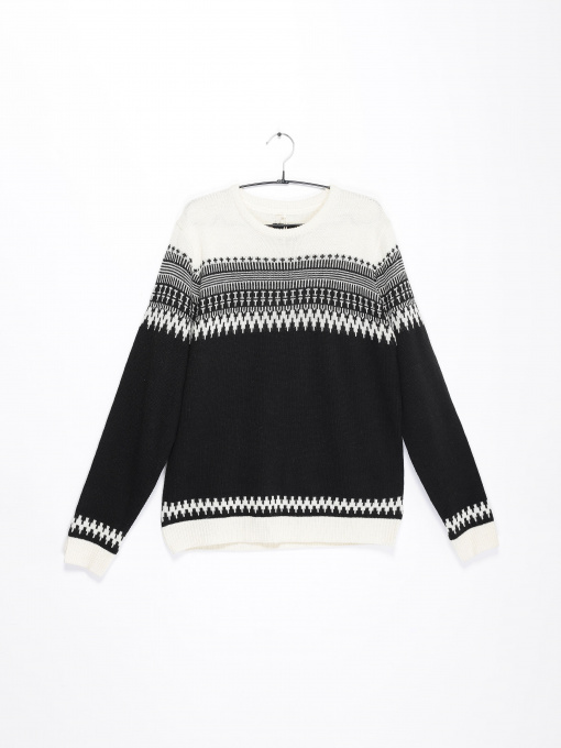 Джемпер Blend модель 20710272_чорний з білим Фото