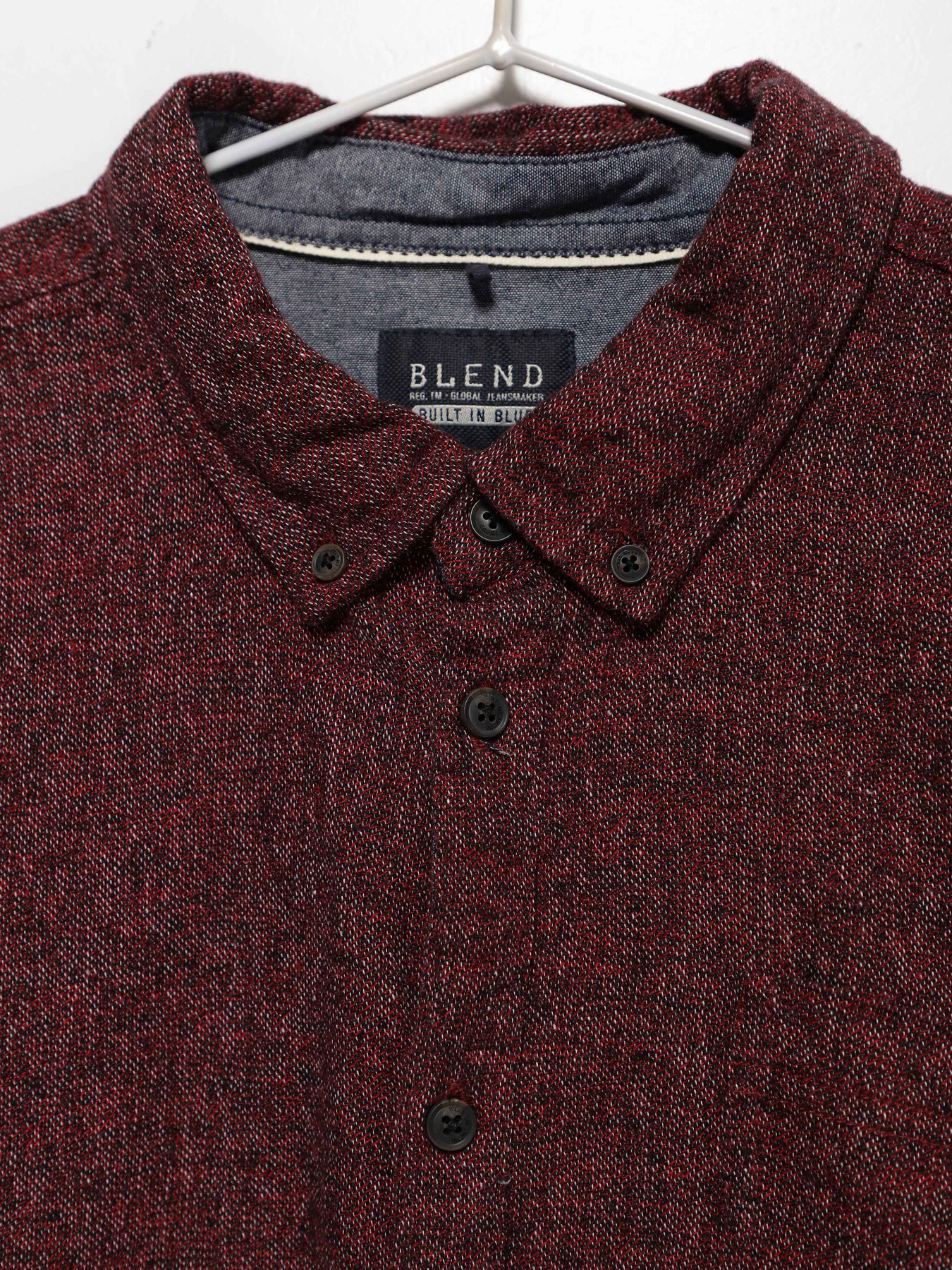Сорочка повсякденна Blend модель 20710340_бордовий Фото
