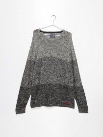 Джемпер Blend модель 20702936_сірий комб. Фото