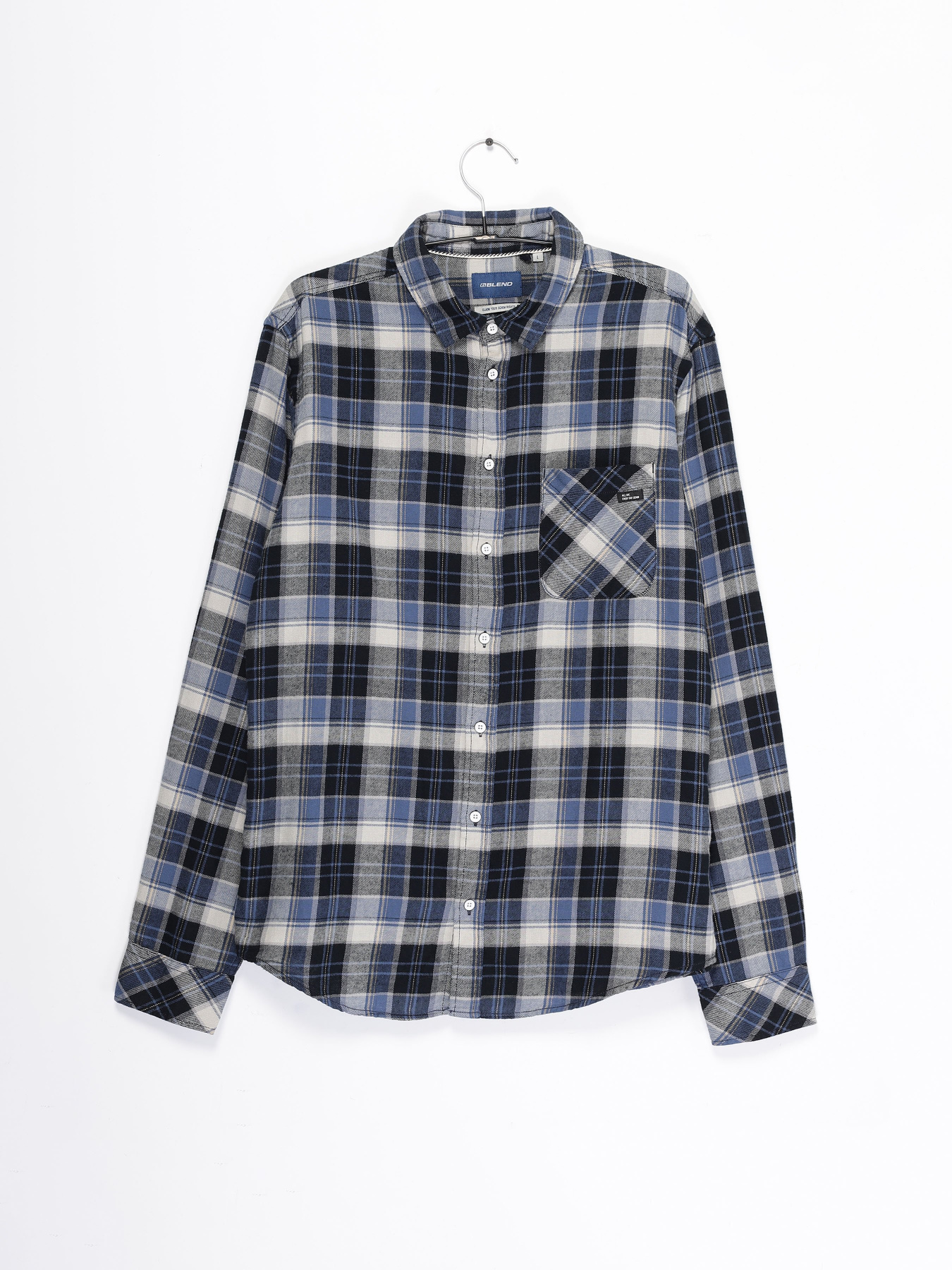 Сорочка повсякденна Blend модель 20710784_комб. Фото