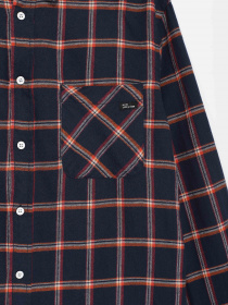 Сорочка повсякденна Blend модель 20710784_т.синій комб. Фото