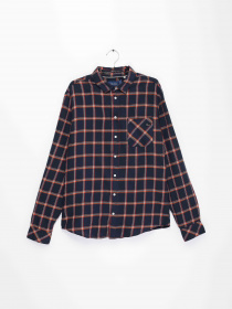 Сорочка повсякденна Blend модель 20710784_т.синій комб. Фото