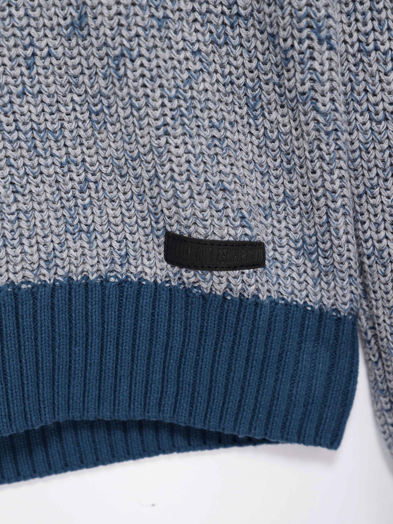 Джемпер Blend модель 20711175_сірий комб. Фото