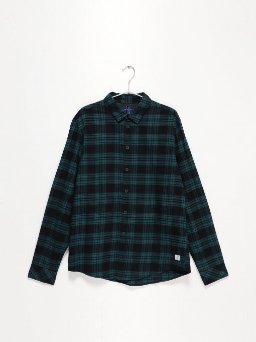 Рубашка повседневная Blend модель 20711473_бірюзовий з чорним Фото