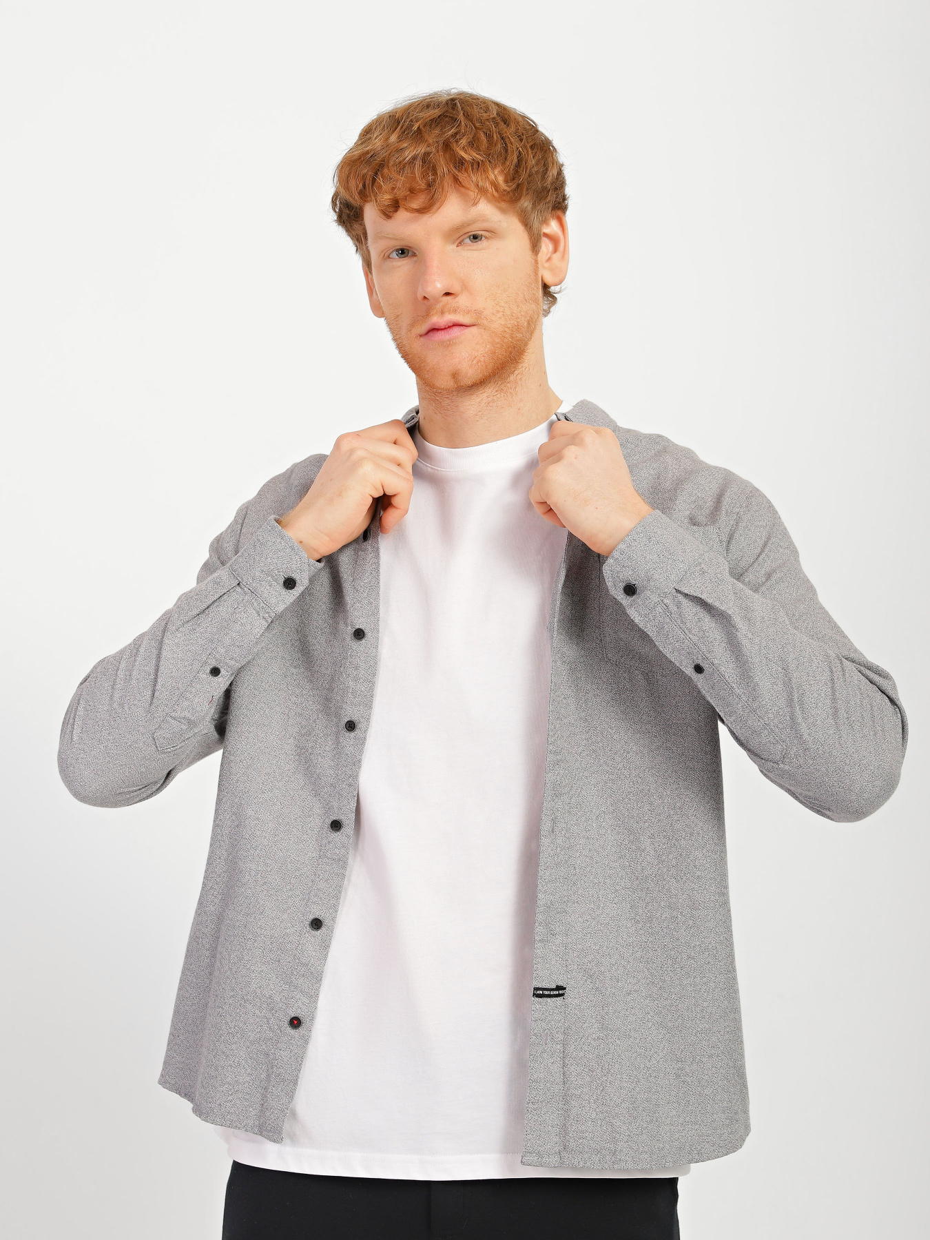 Рубашка Blend модель 20711480_с.сірий Фото