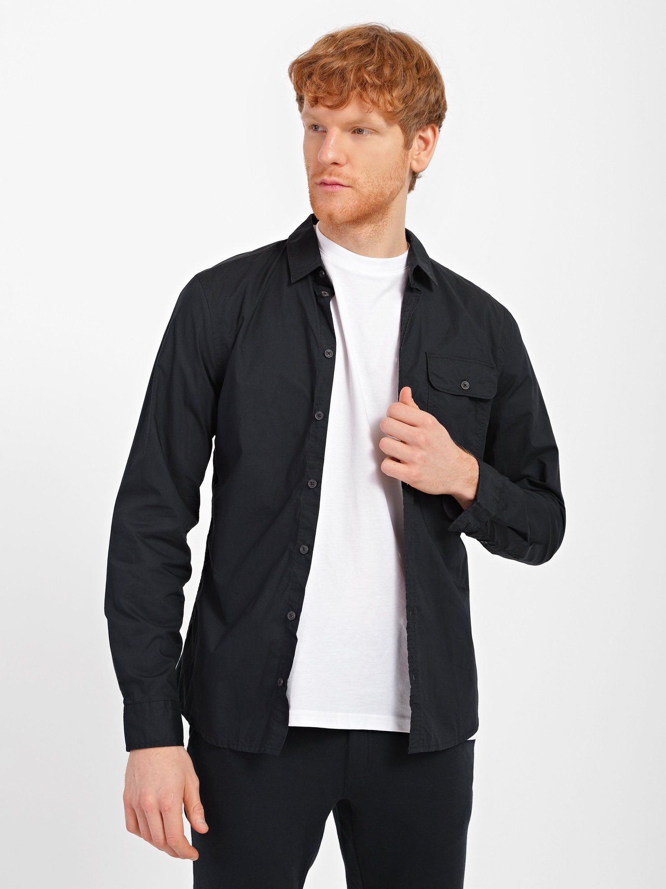 Сорочка повсякденна Blend модель 20702984_чорний Фото