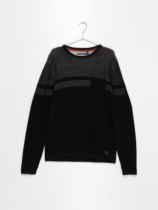 Джемпер Blend модель 20711552_чорний комб. Фото