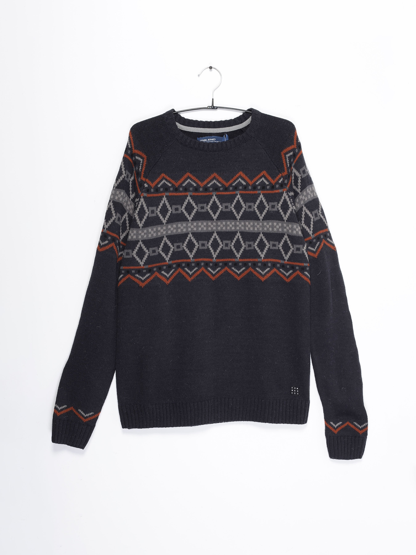 Джемпер Blend модель 20711562_т.синій комб. Фото