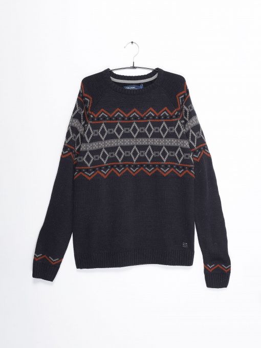 Джемпер Blend модель 20711562_т.синій комб. Фото